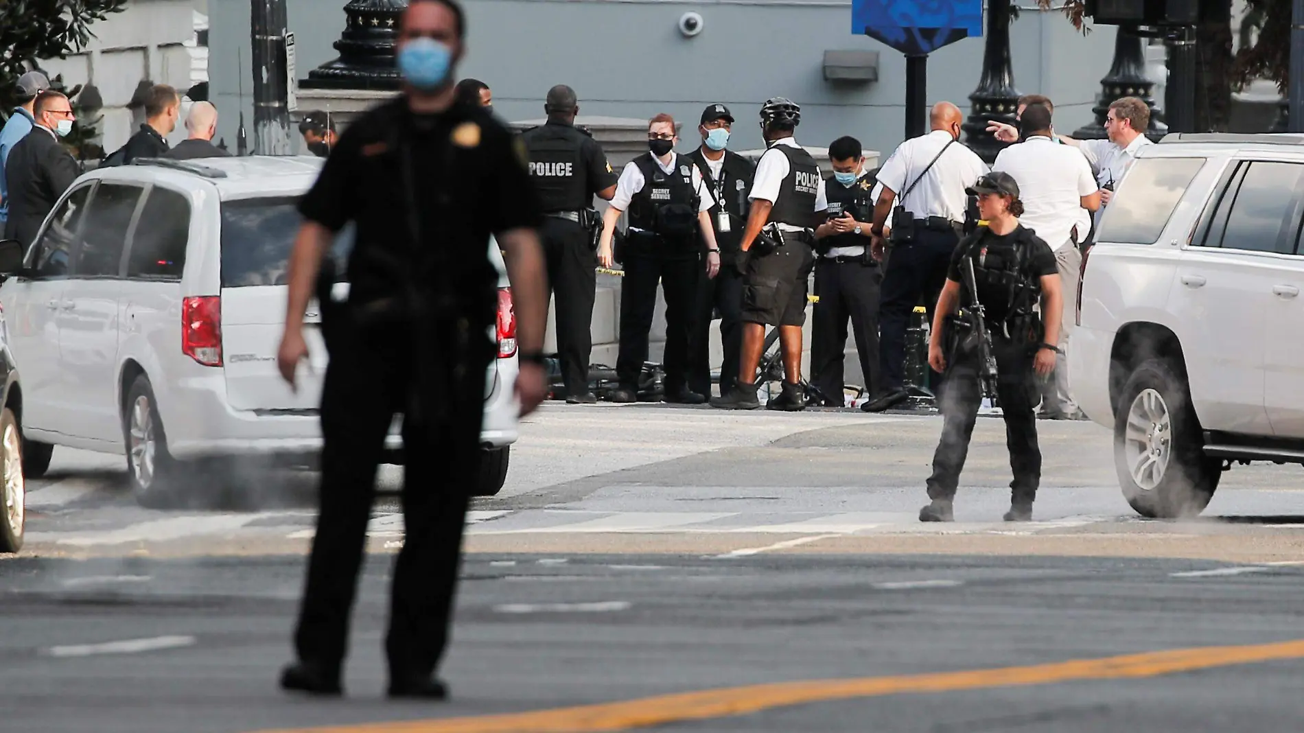 policias casa blanca REUTERS